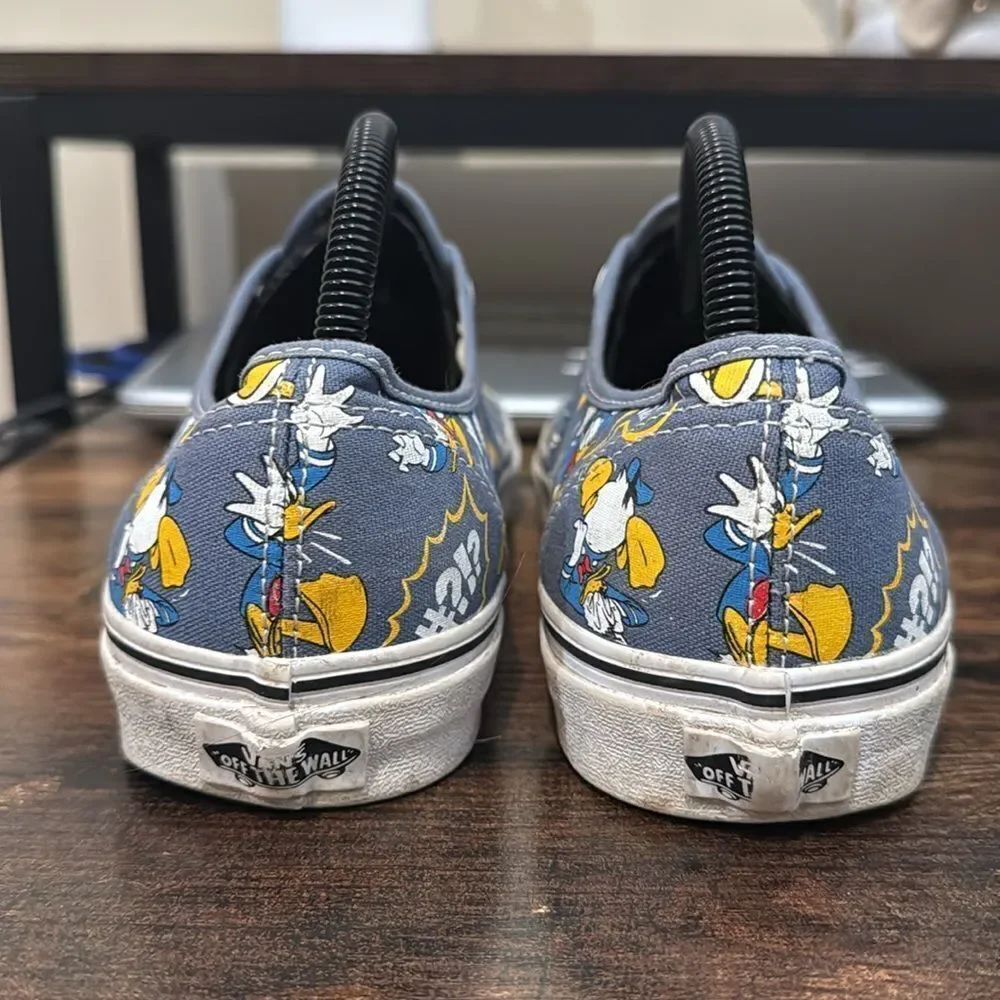 Vans X‎ Disney Donald Duck Sneakers size 11W/9.5 m